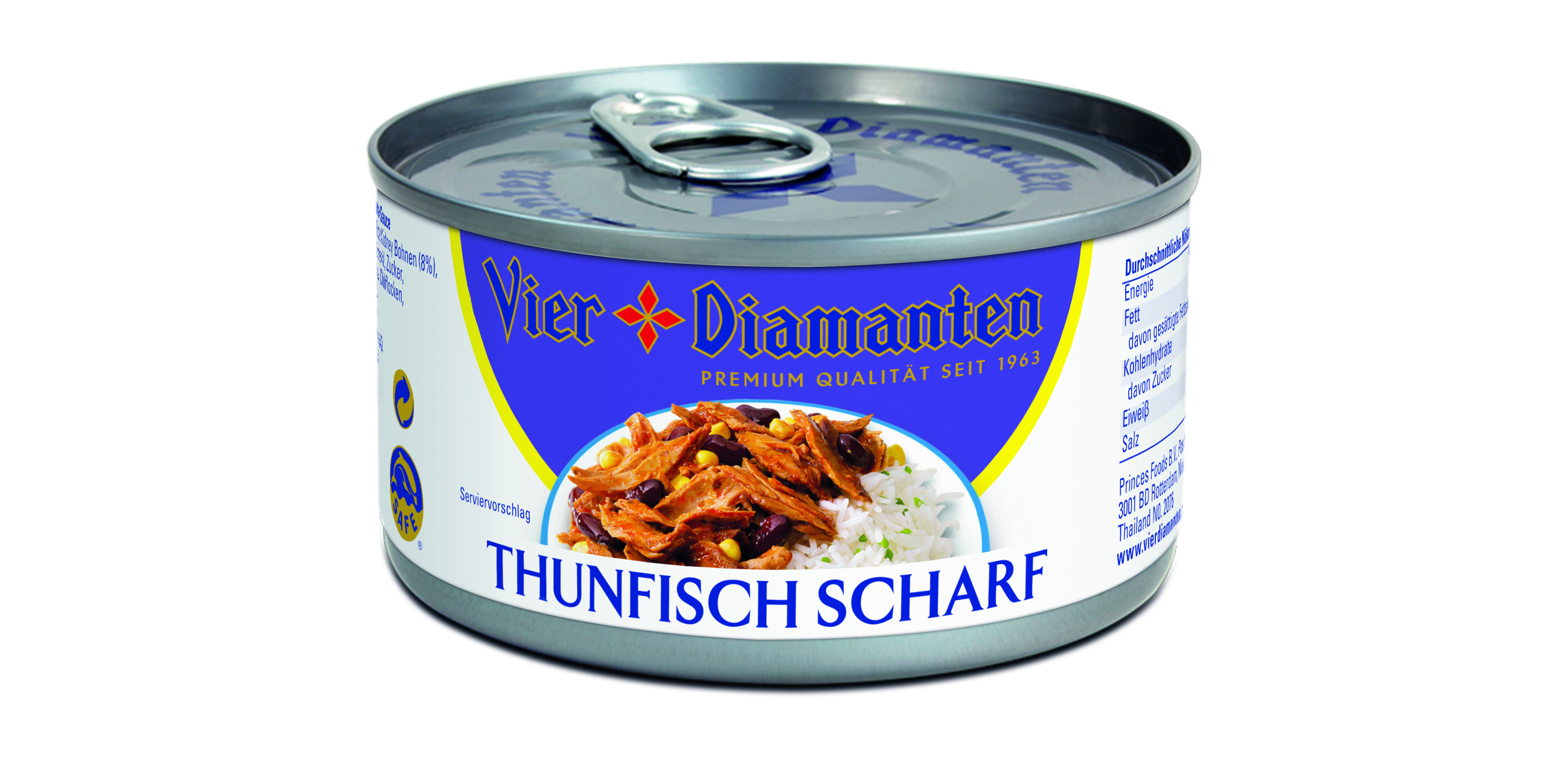 Thunfisch VD in Dressing Scharf 185g - JPG